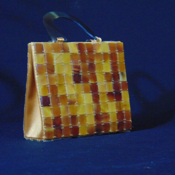 Vietnamese Matrix Buffalo Horn Clutch Handmade - Picture 4 of 4